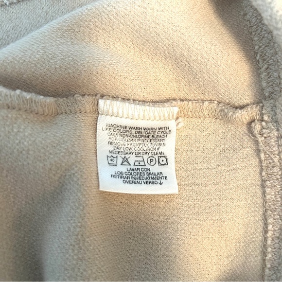 Vintage Zip-Up Vest Cream Light Beige Front Pockets Liz Claiborne Plus size 2X - Picture 13 of 13